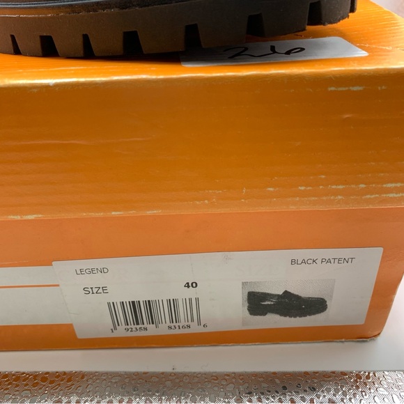 NWB Miz Mooz Legend Women's Loafer platform patent leather black size 40 US9-9.5 - Picture 3 of 13